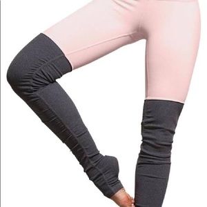 Light Pink & gray leggings.